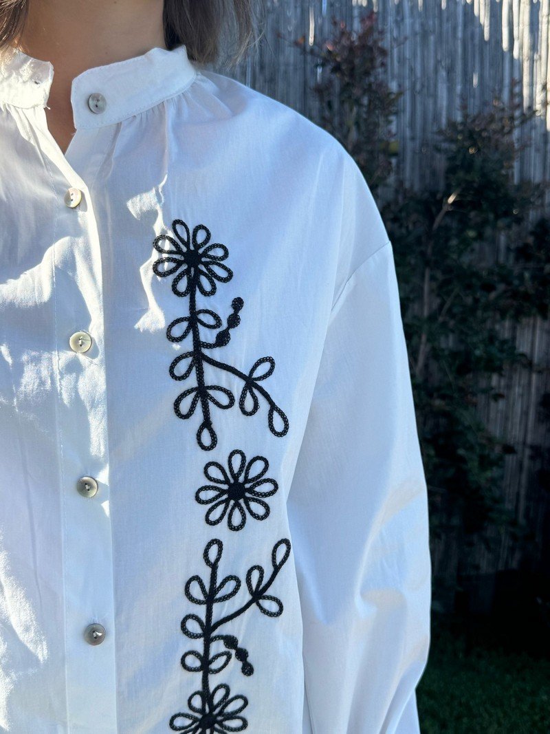 Blusa Blanca Bordada Blusa Blanca Bordada