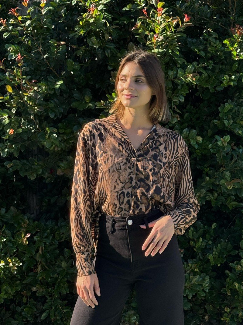 BLUSA ANIMAL PRINT BLUSA ANIMAL PRINT